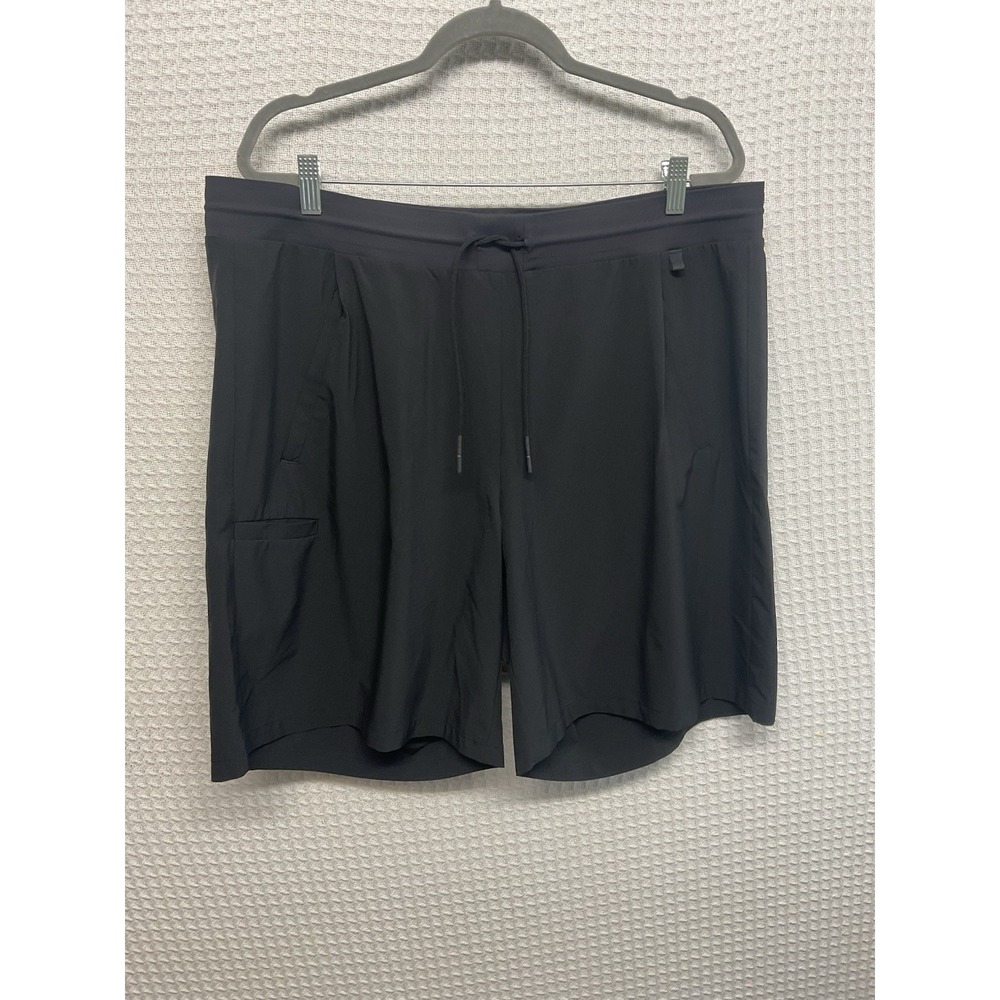 NWOT Athleta Black Drawstring Venture Bermuda Short Women 18 Vietnam